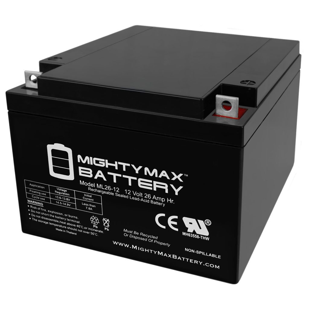 ML U1 CCAHR 12V 320CCA Battery For Kubota ZG222 Turf Tractor Mower