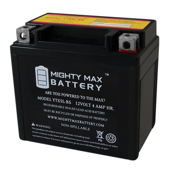 YTX5L-BS Replacement Battery for ExpertPower 50cc ATV Scooter