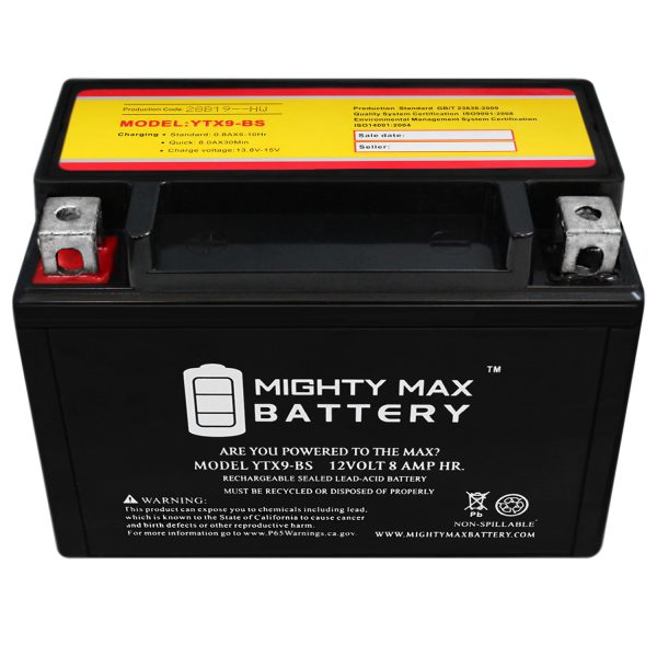 YTX9-BS SLA Replacement Battery compatible with  KTM Duke 690 2012-2013
