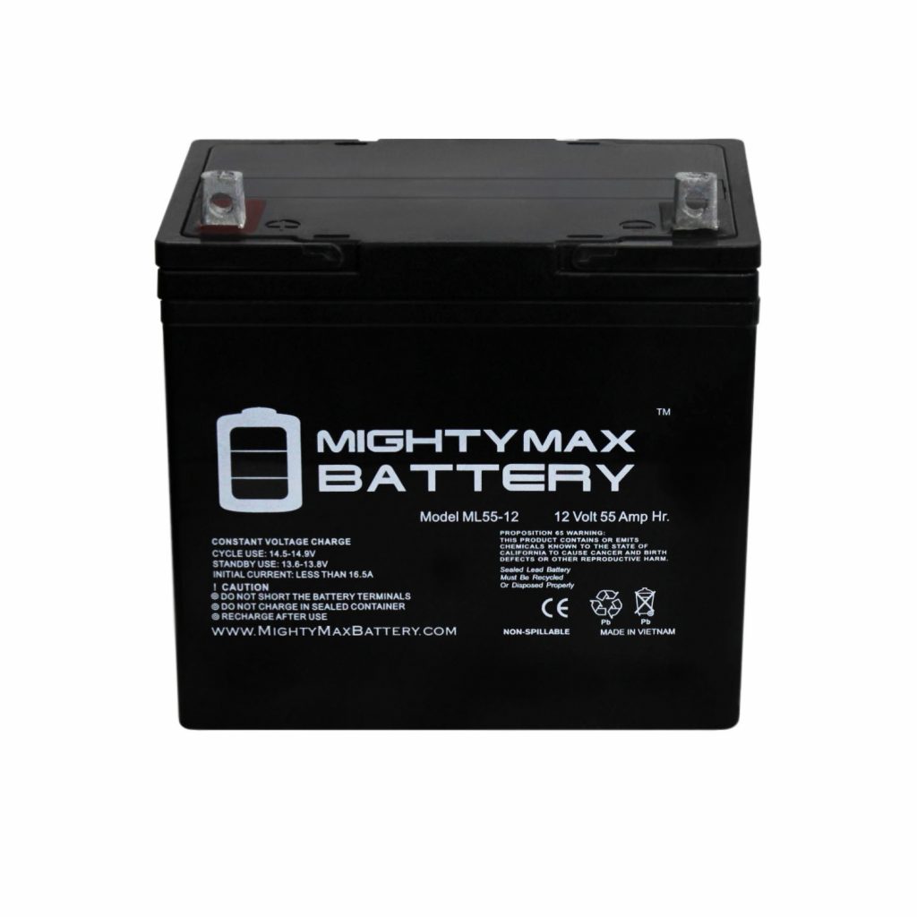 12V 55Ah Replacement Battery compatible with Interstate DCM0055 ...