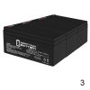 ML3-12 - 12 Volt 3 AH, F1 Terminal, Rechargeable SLA AGM Battery