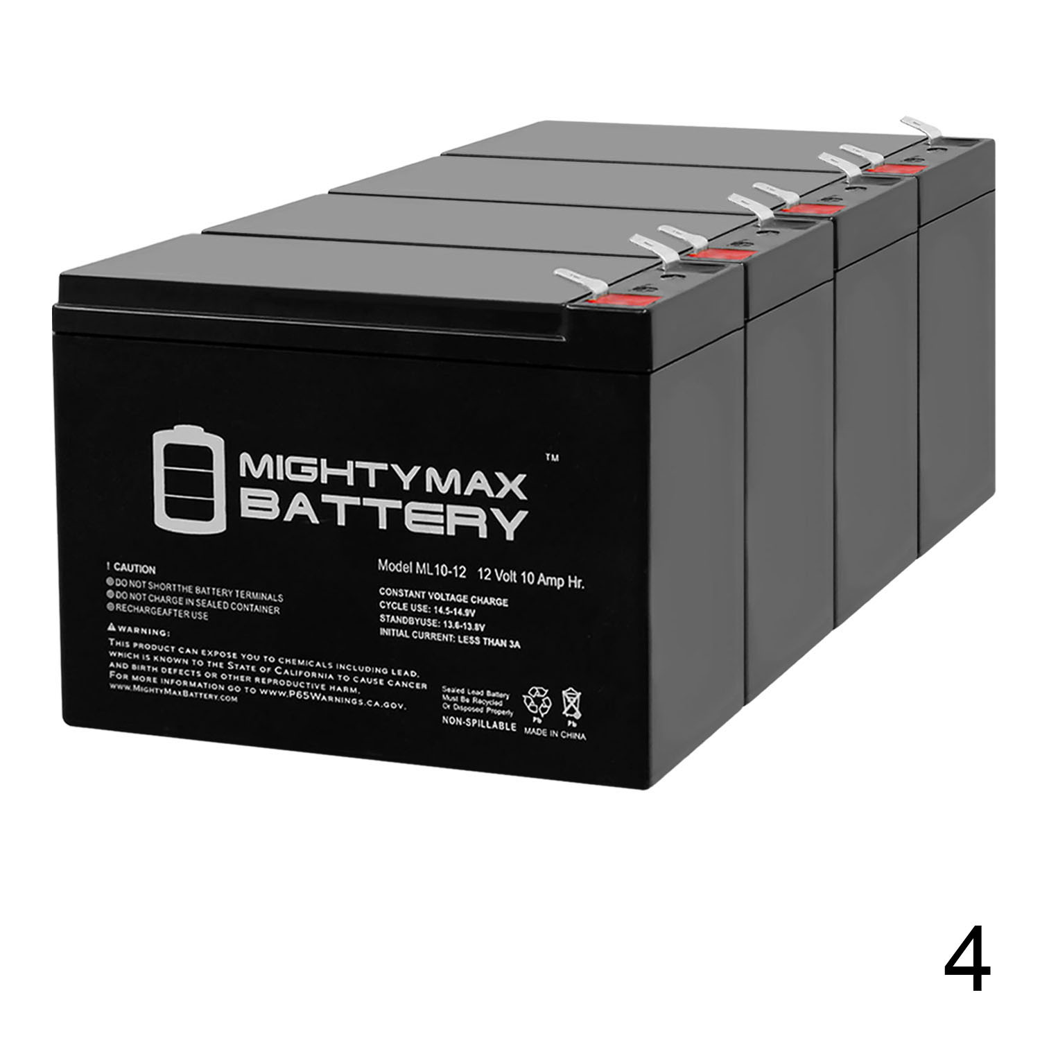 12V 10AH Lashout Electric Scooter Battery MightyMaxBattery