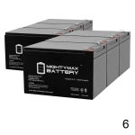 12V 12Ah F2 SEALED LEAD ACID DEEP-CYCLE RECHARGEABLE BATTERY -  MightyMaxBattery