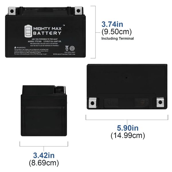 Batterie YTZ10S 12V 8,6Ah - UM