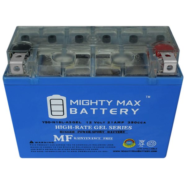 Y50-N18L-A3 GEL Replacement Battery for Parts Unlimited Y50-N18L-A3