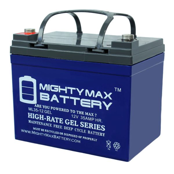 12V 35AH GEL Replacement Battery for Golden Technology Compass GP600