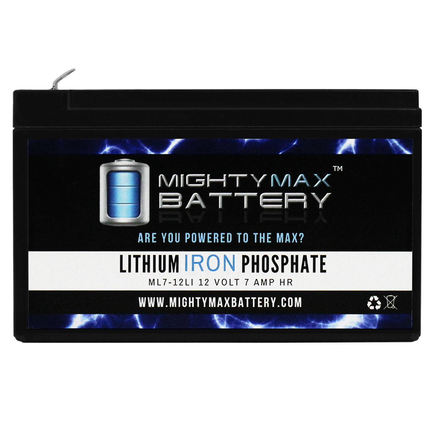 12V 7Ah Lithium Replacement Battery for Fireworx EBPS6A Power Supply