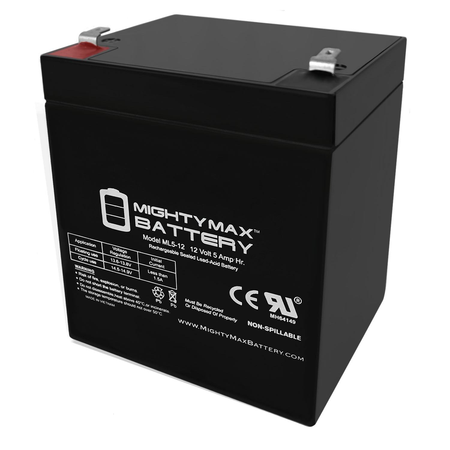 AJC Battery Compatible with Black & Decker Grasshog - CST2000 12V 5Ah Lawn  and Garden Battery