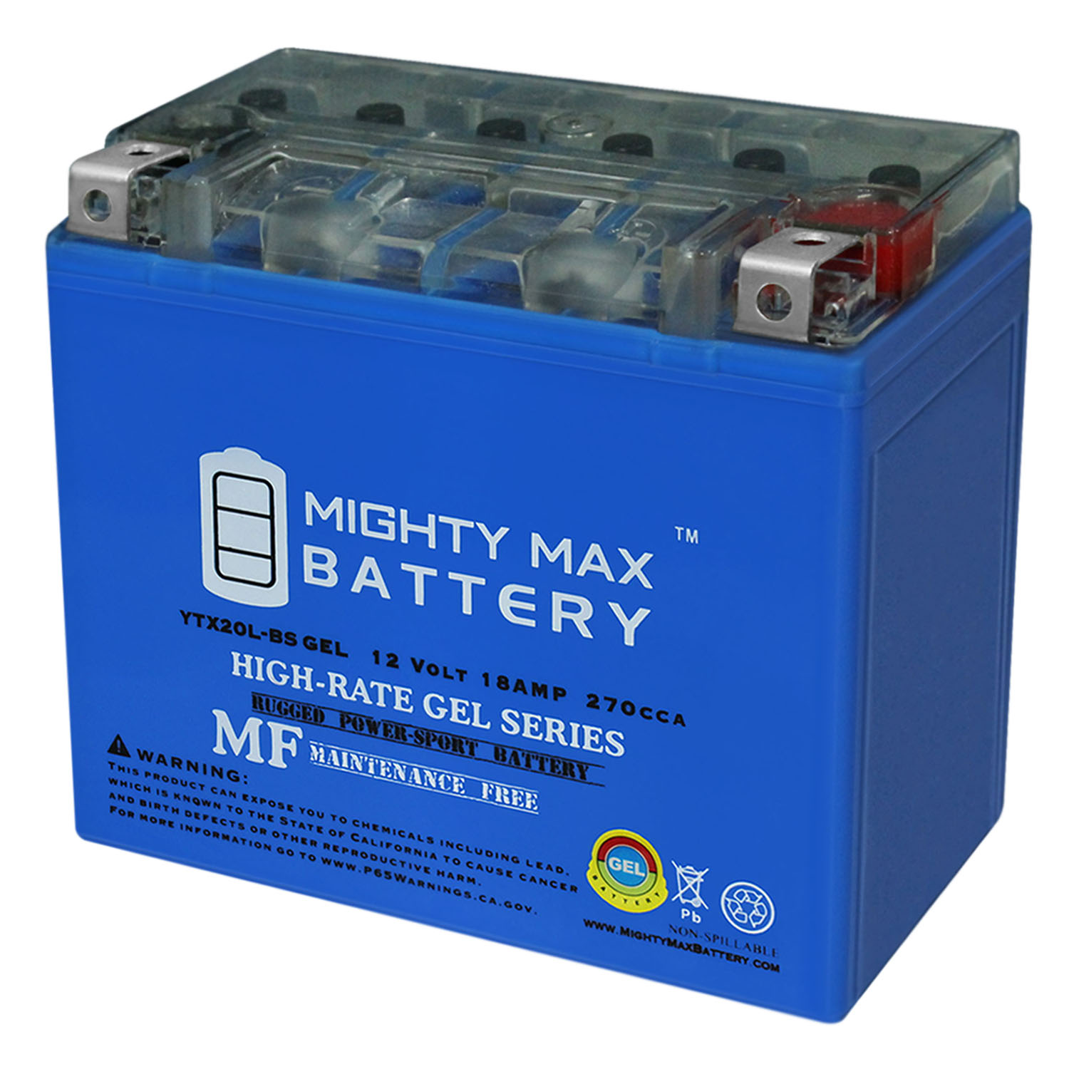 Isoleren Centraliseren aansluiten YTX20L-BS GEL Battery Replacement for Odyssey PC680 Drycell 51913 -  MightyMaxBattery