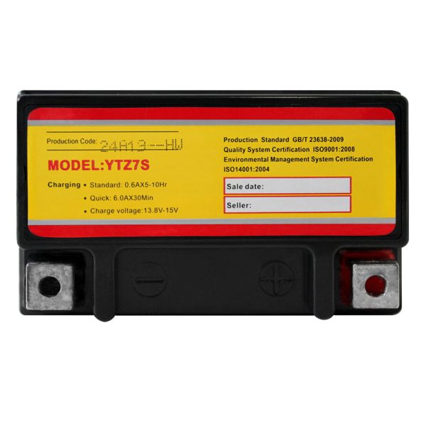 YTZ7S 12V 6AH 130CCA SLA BATTERY