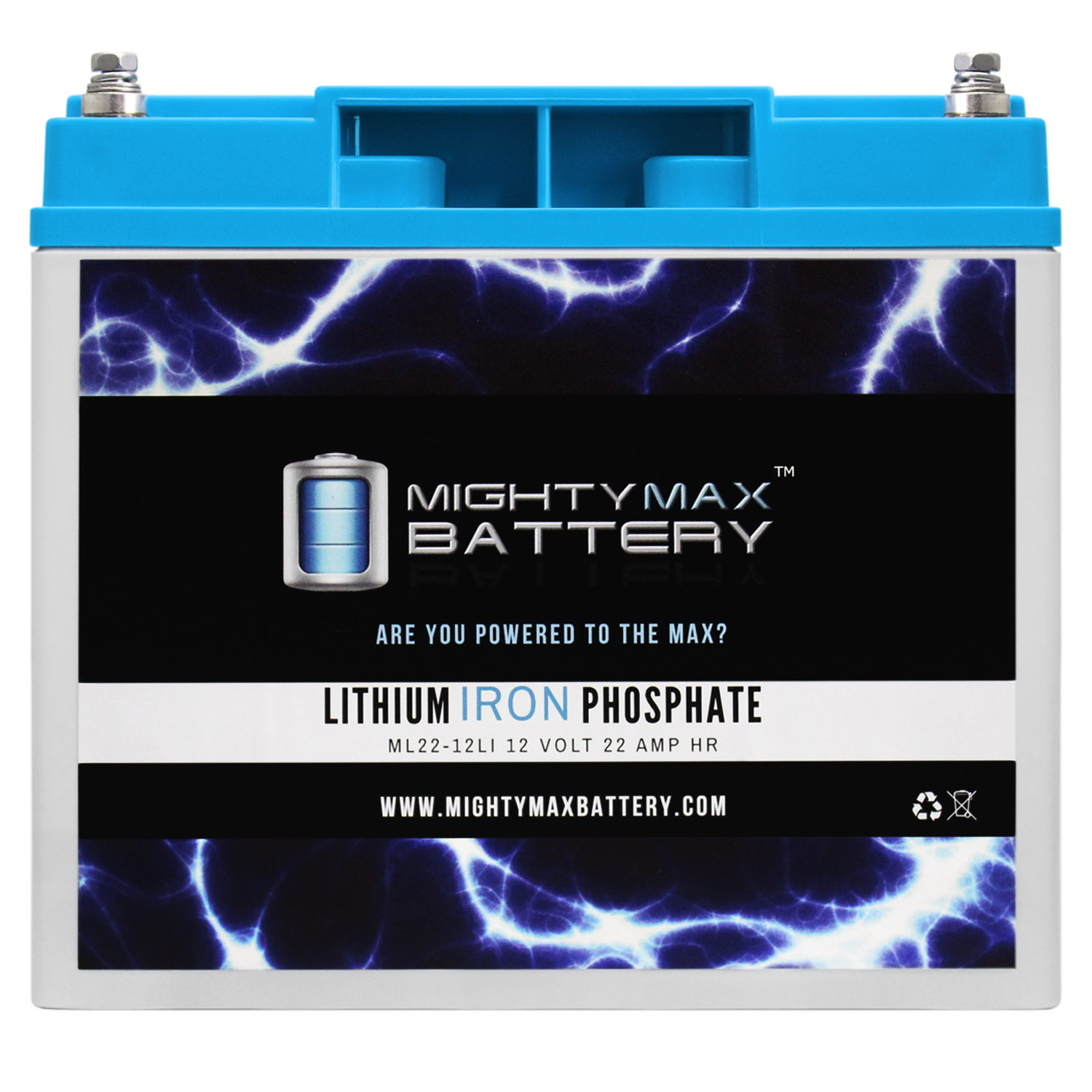 Mighty Max Battery YTZ10S-LIFEPO4 - 12 Volt 8.6 AH, 225 CCA