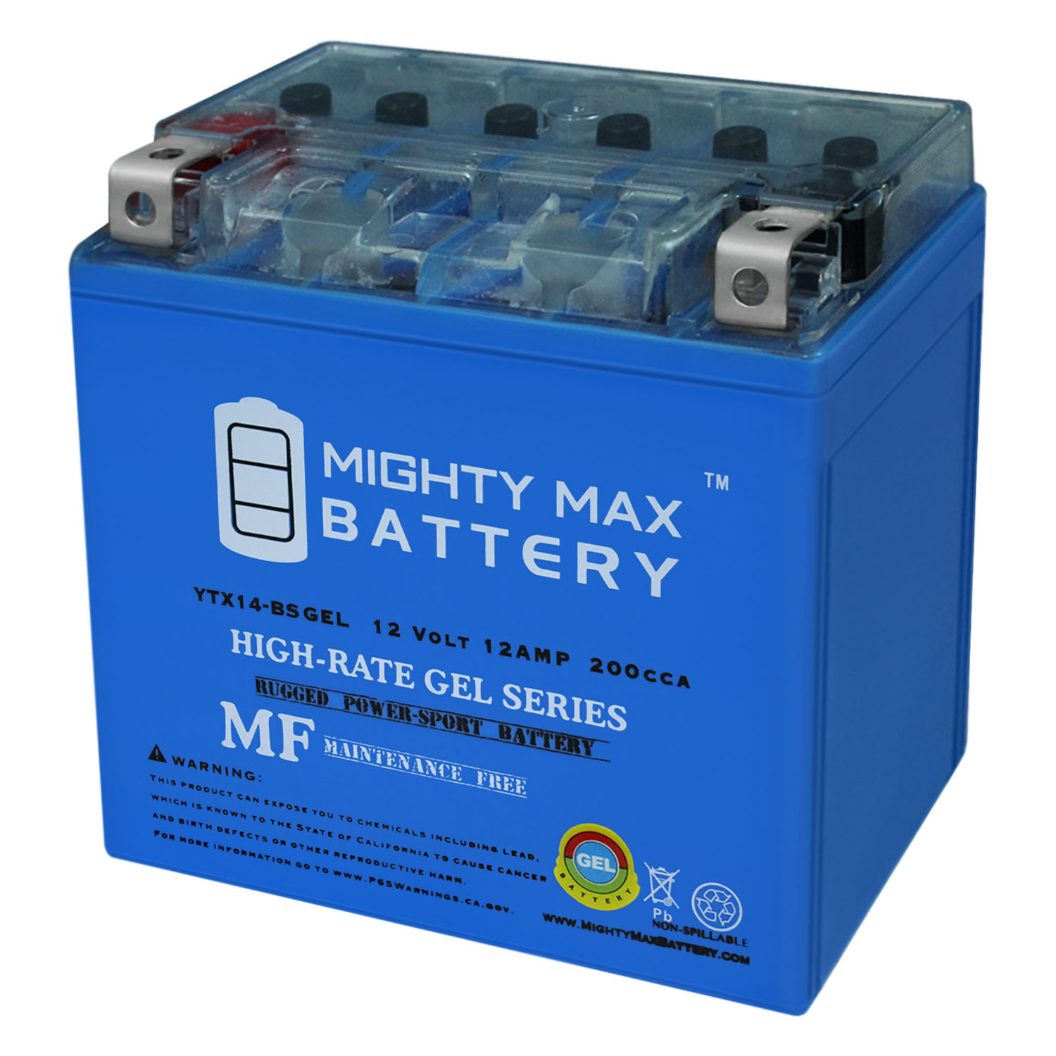 Batterie moto YTX14-BS 12V 12Ah