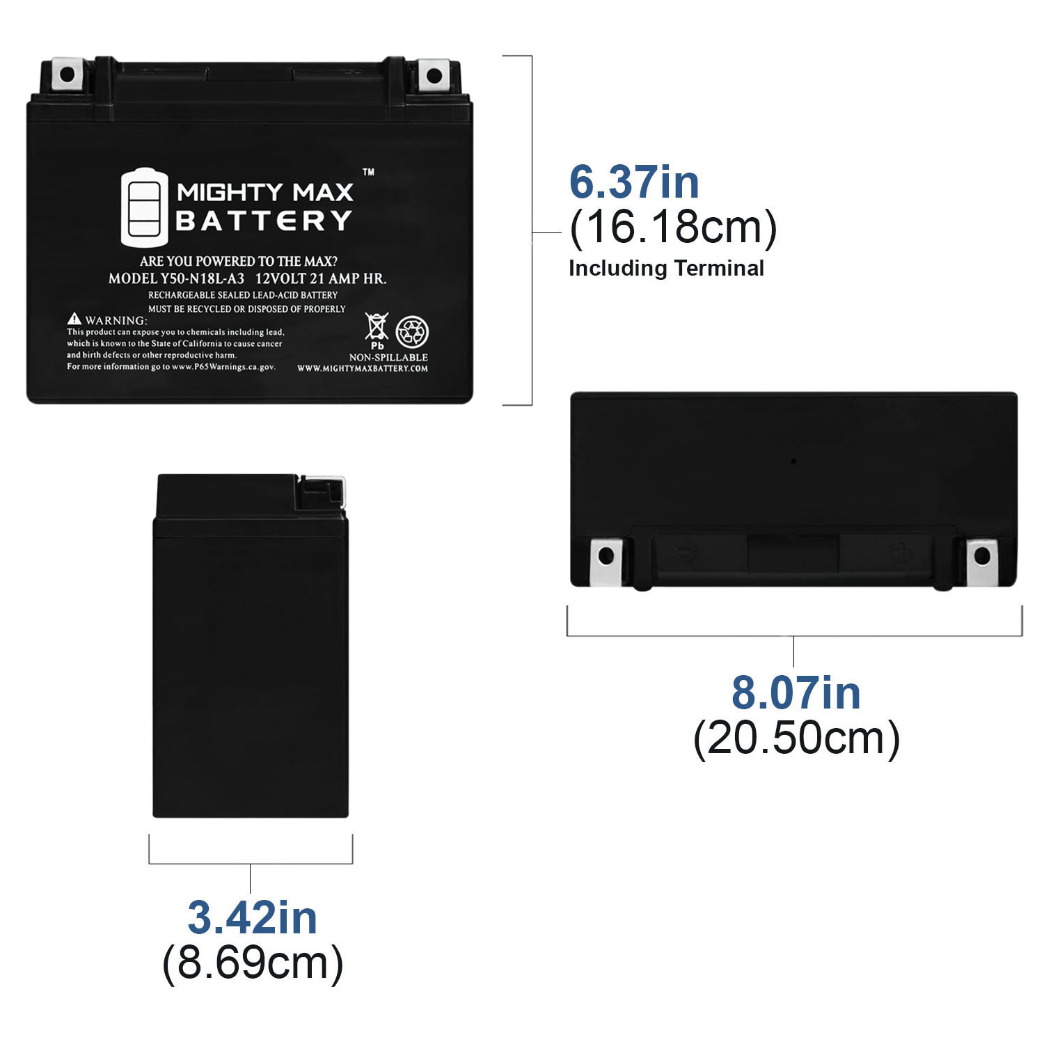 Batterie FULBAT / Mod. : Y50-N18L-A