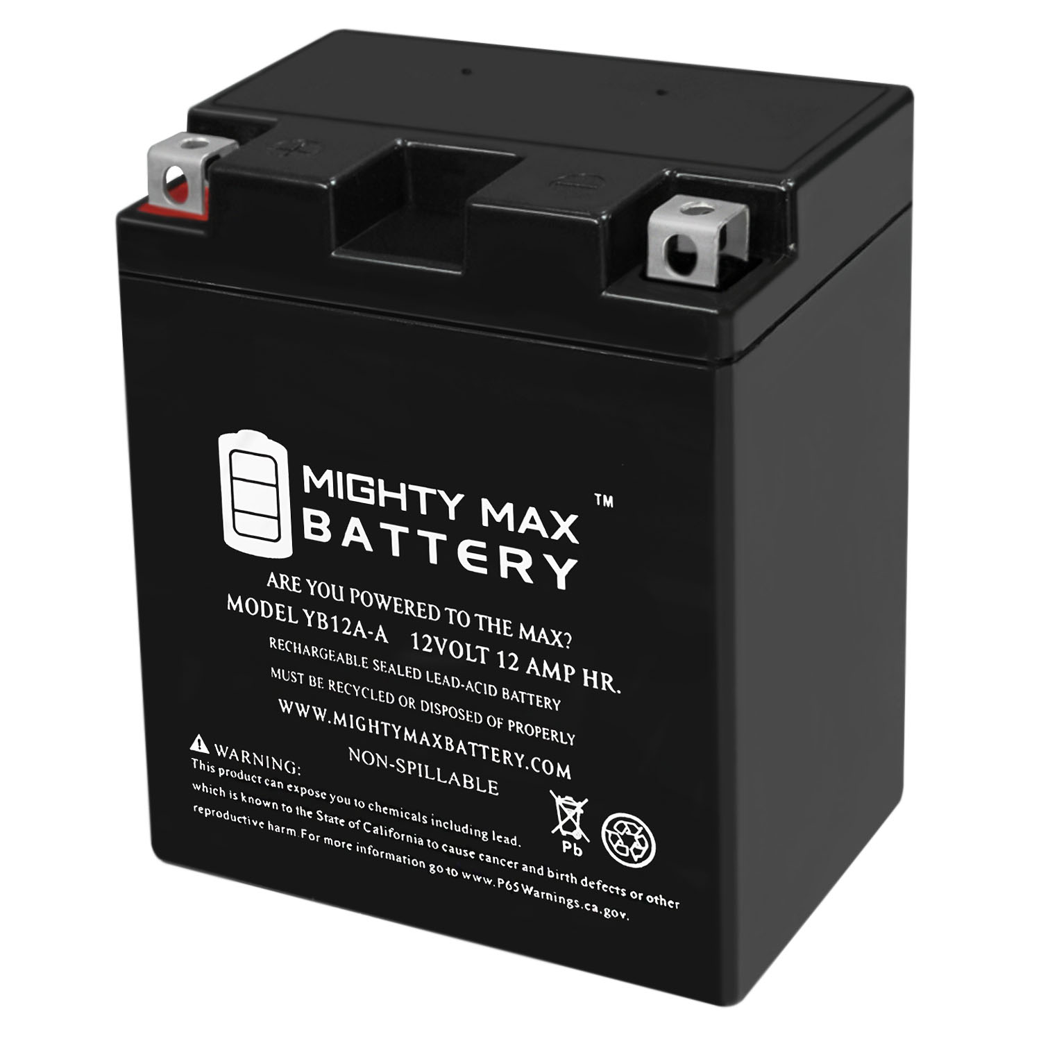 YB12A-A 12V 12AH Battery Replacement for Honda 550 CB550 Four K 74-78