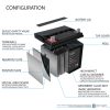 ML-U1-CCA -12 Volt, 200 CCA, Nut and Bolt (NB) Terminal, Rechargeable SLA AGM Battery