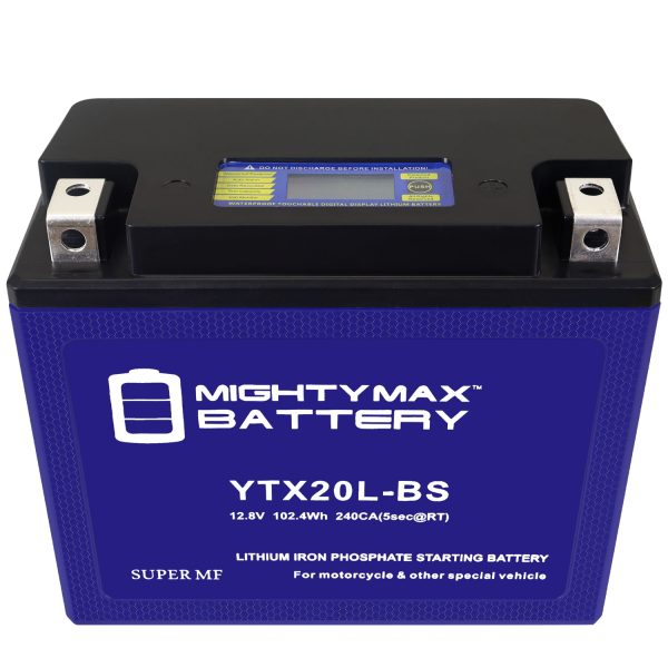 Mighty Max Battery Ytx20l Bslifepo4 12 Volt 18 Ah 360 Cca Lithium Iron Phosphate Lifepo4 7800