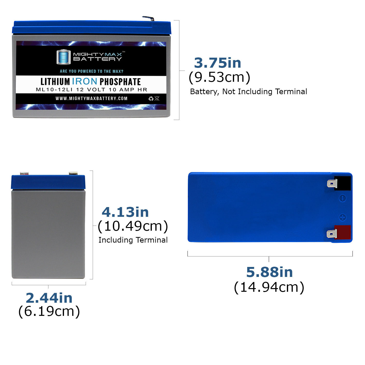 Lachy 12v 10ah Lithium Fer Phosphate Batterie Lifepo4 Batterie