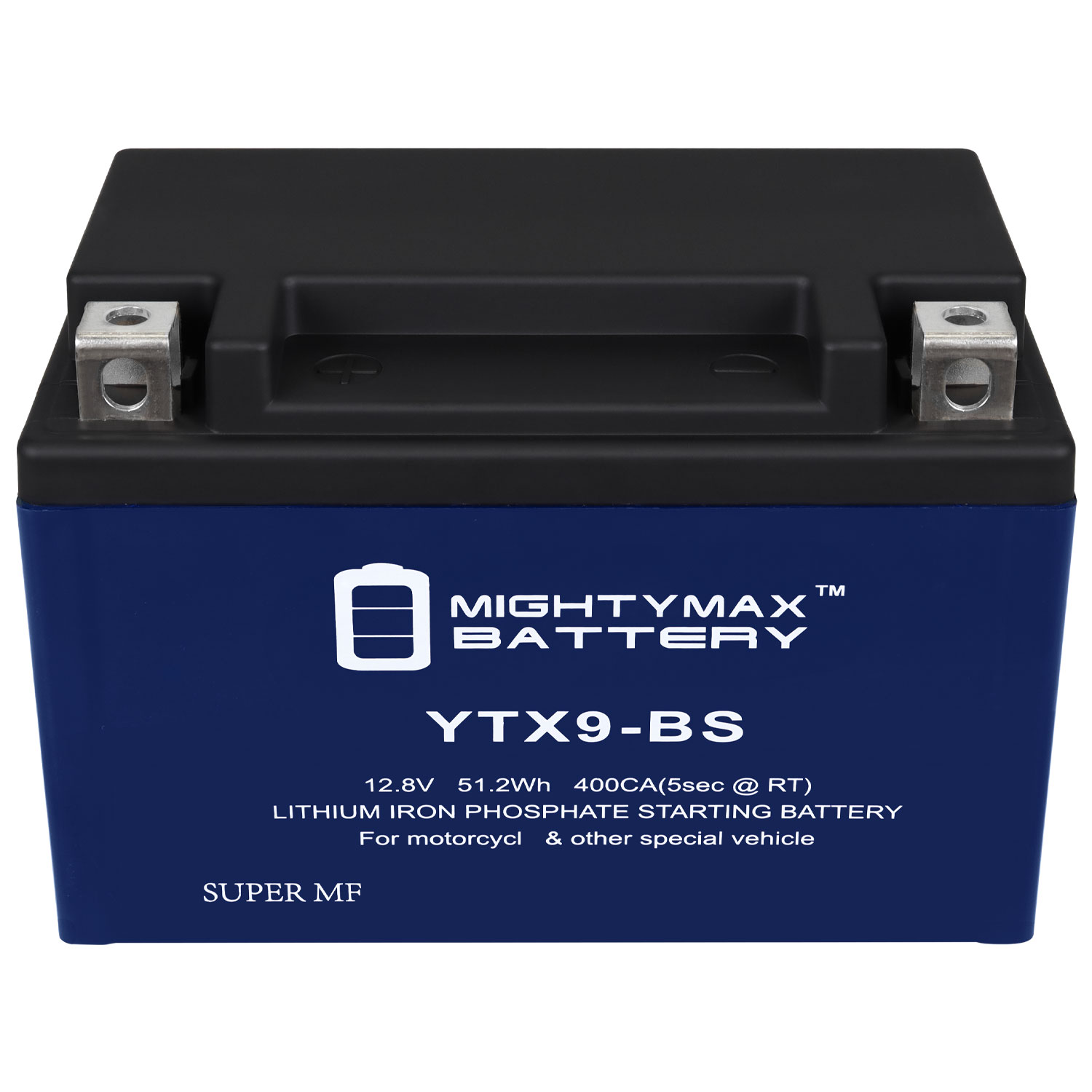 YTX9-BS Lithium Battery Replacement for MGX9-BS Motorcycle -  MightyMaxBattery