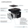 ML26-12INT - 12 Volt 26 AH, Internal Thread (INT) Terminal, Rechargeable SLA AGM Battery