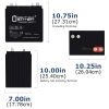 Mighty Max Battery ML230-6GC2 - 6 Volt 230 AH, Dual Terminal, Rechargeable SLA AGM Battery for Golf Cart