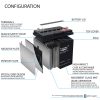 Mighty Max Battery ML230-6GC2 - 6 Volt 230 AH, Dual Terminal, Rechargeable SLA AGM Battery for Golf Cart