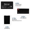 ML8-12 - 12 Volt 8 AH, F1 Terminal, Rechargeable SLA AGM Battery