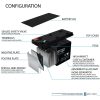 ML8-12 - 12 Volt 8 AH, F1 Terminal, Rechargeable SLA AGM Battery