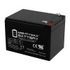 ML12-12 - 12V 12AH F2 SLA AGM DEEP-CYCLE RECHARGEABLE BATTERY ...