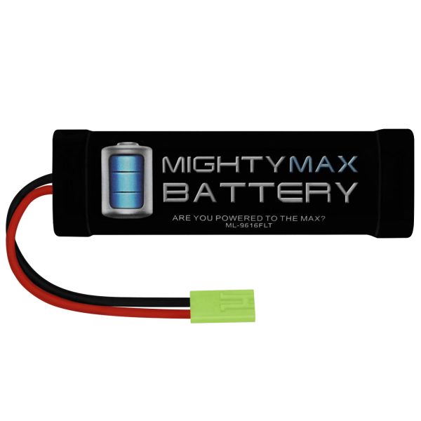 9.6V 1600mAh Flat Battery Pack