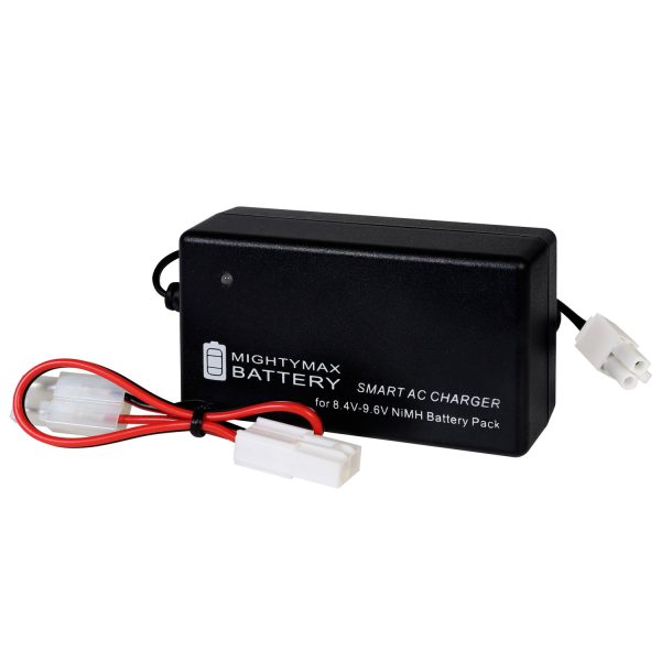 Smart Charger for 8.4V-9.6V NiMH Battery Packs w/ Mini Tamiya Connector