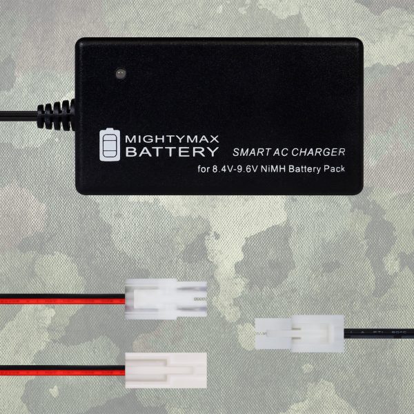 Smart Charger for 8.4V-9.6V NiMH Battery Packs w/ Mini Tamiya Connector