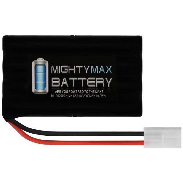 9.6V NiMH 2000mAh NiMH High Capacity Battery Pack