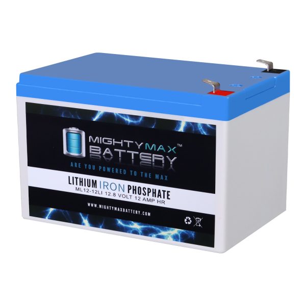 ML12-12LI - 12 Volt 12 AH - Deep Cycle Lithium Iron Phosphate (LiFePO4) Rechargeable Maintenance Free Battery