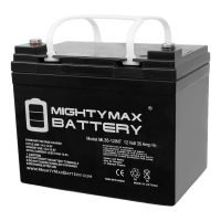 ML35-12INT - 12 Volt 35 AH, Internal Thread (INT) Terminal, Rechargeable SLA AGM Battery