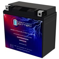 YTX14L-BS -12 Volt 12 AH, 200 CCA, Rechargeable Maintenance Free SLA AGM Motorcycle Battery