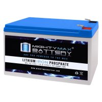 Mighty Max Battery ML10-12LI - 12 Volt 10 AH Deep Cycle Lithium Iron Phosphate (LiFePO4) Rechargeable and Maintenance Free Battery